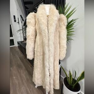 Vtg Fox & Mink Full Length Fur Coat by Garfinckel’s